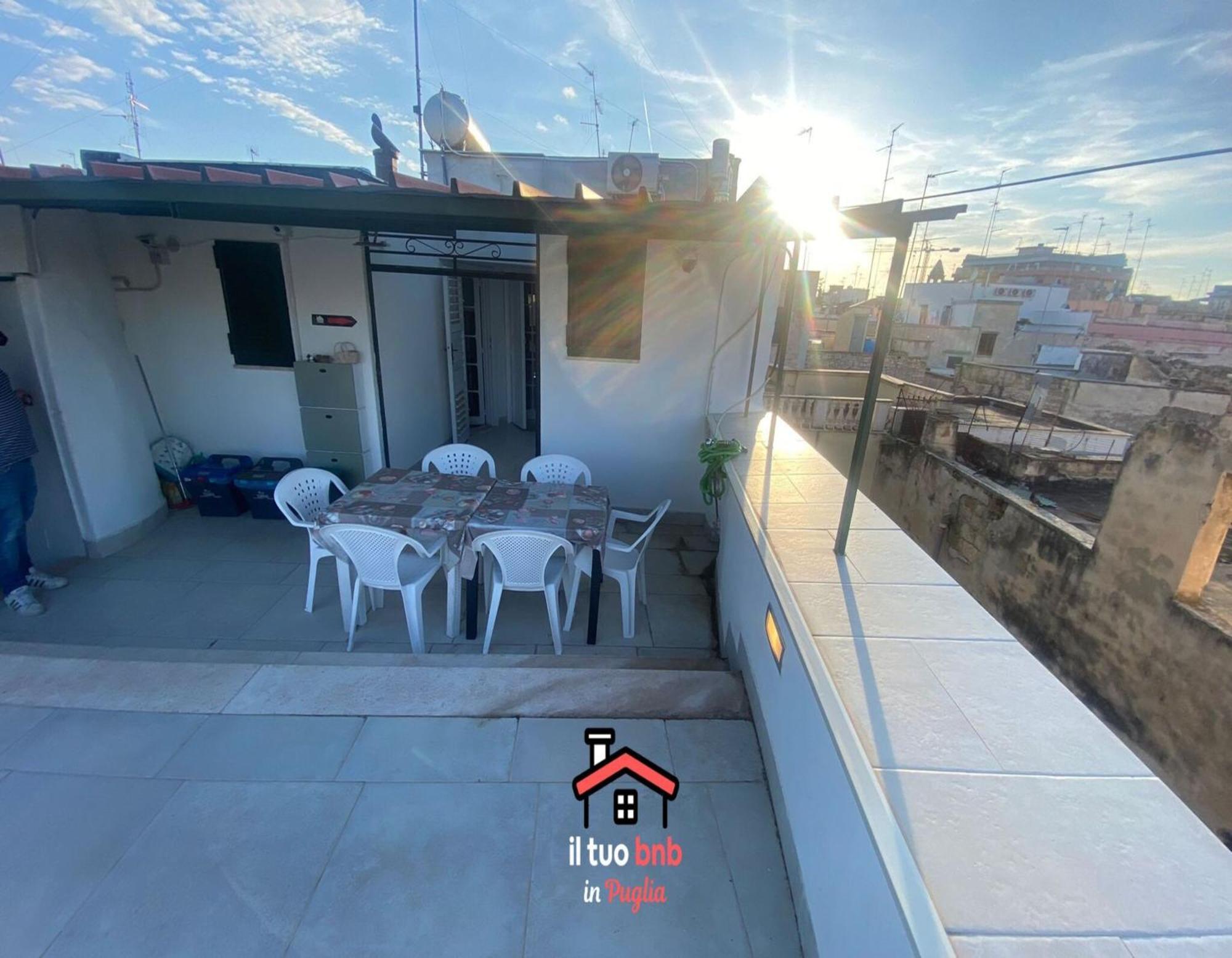 Casa Bianca Bnb,Big Terrace,10 Min Airport Beaches Bitonto Exterior photo